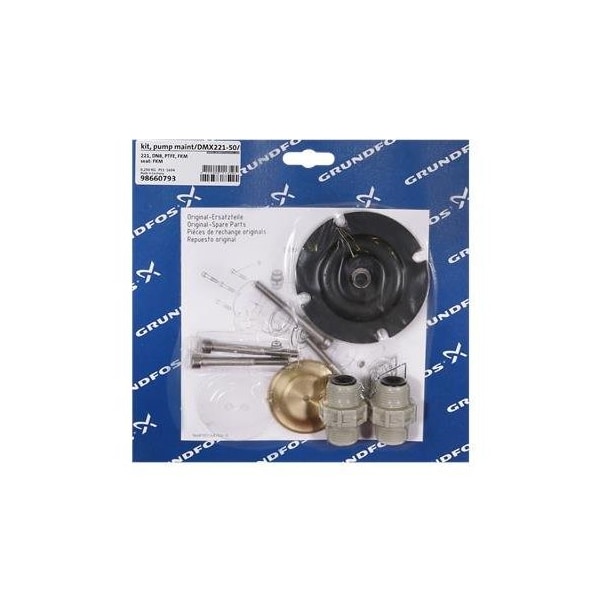 Pump Repair Parts- Kit, pump maint/DMX221-50/PP/V/T, DMX Series.